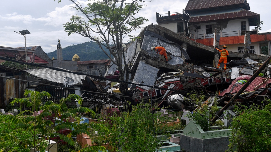 Chưa có báo cáo người Việt thương vong trong trận động đất ở Indonesia